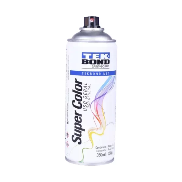 TINTA SPRAY BRANCO BRILHANTE 350ML TEKBOND - Image 2