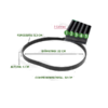 CORREIA ELECT LTR/C/15 POLY-V 5 CANAIS 5JMA714 U M151960 - Imagem 2