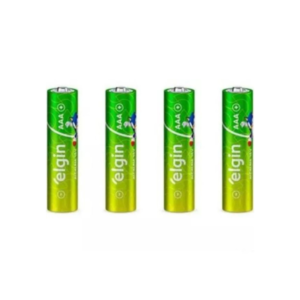 PILHA PALITO AAA 10X4 ALCALINA 4 UNIDADE ELGIN