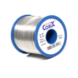 SOLDA ESTANHO 1.0MM 60X40 C/ FLUXO 500G COBIX