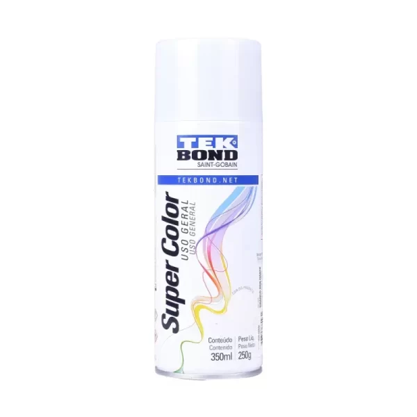 TINTA SPRAY BRANCO BRILHANTE 350ML TEKBOND - Image 5