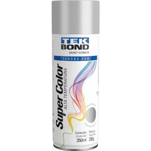 TINTA SPRAY ALUMINIO 350ML ALTA TEMPERATURA TEKBOND