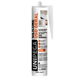 COLA SILICONE 280G BRANCO USO GERAL